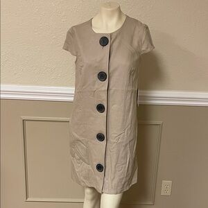 Tash + Sophie Beige Dress Size Medium